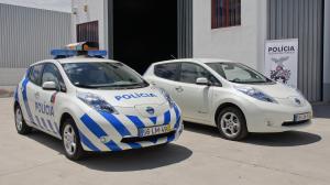 Nissan Leaf Portuguese Police Car 2012 года